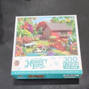 MEMORY LANE 300-PIECE PUZZLE -OVER THE BRIDGE THEME